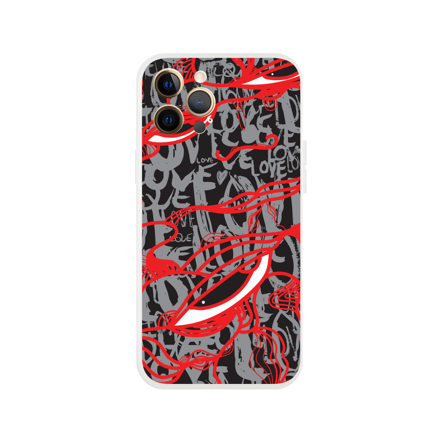 Abstract Love - Flexi iPhone Case Phone case