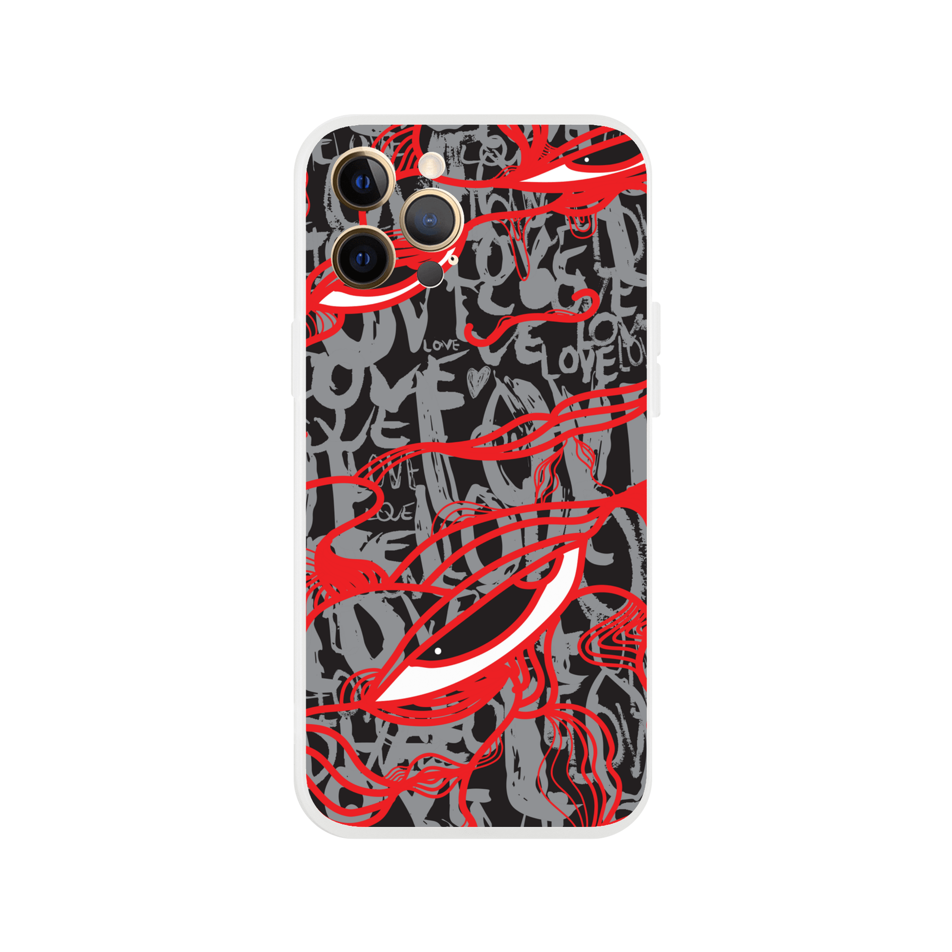 Abstract Love - Flexi iPhone Case Phone case