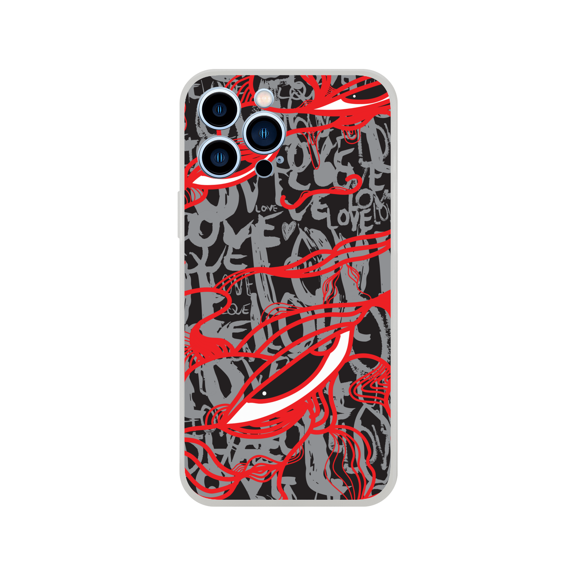 Abstract Love - Flexi iPhone Case Phone case