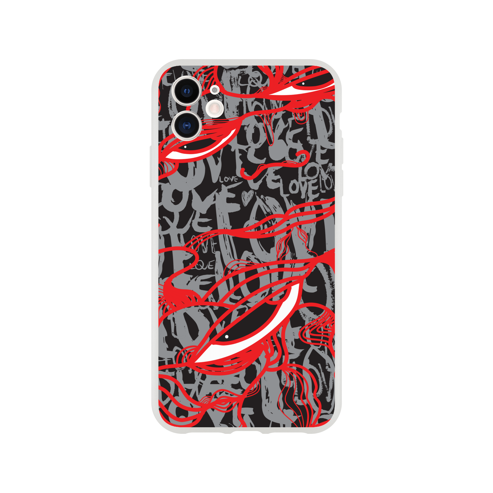 Abstract Love - Flexi iPhone Case Phone case