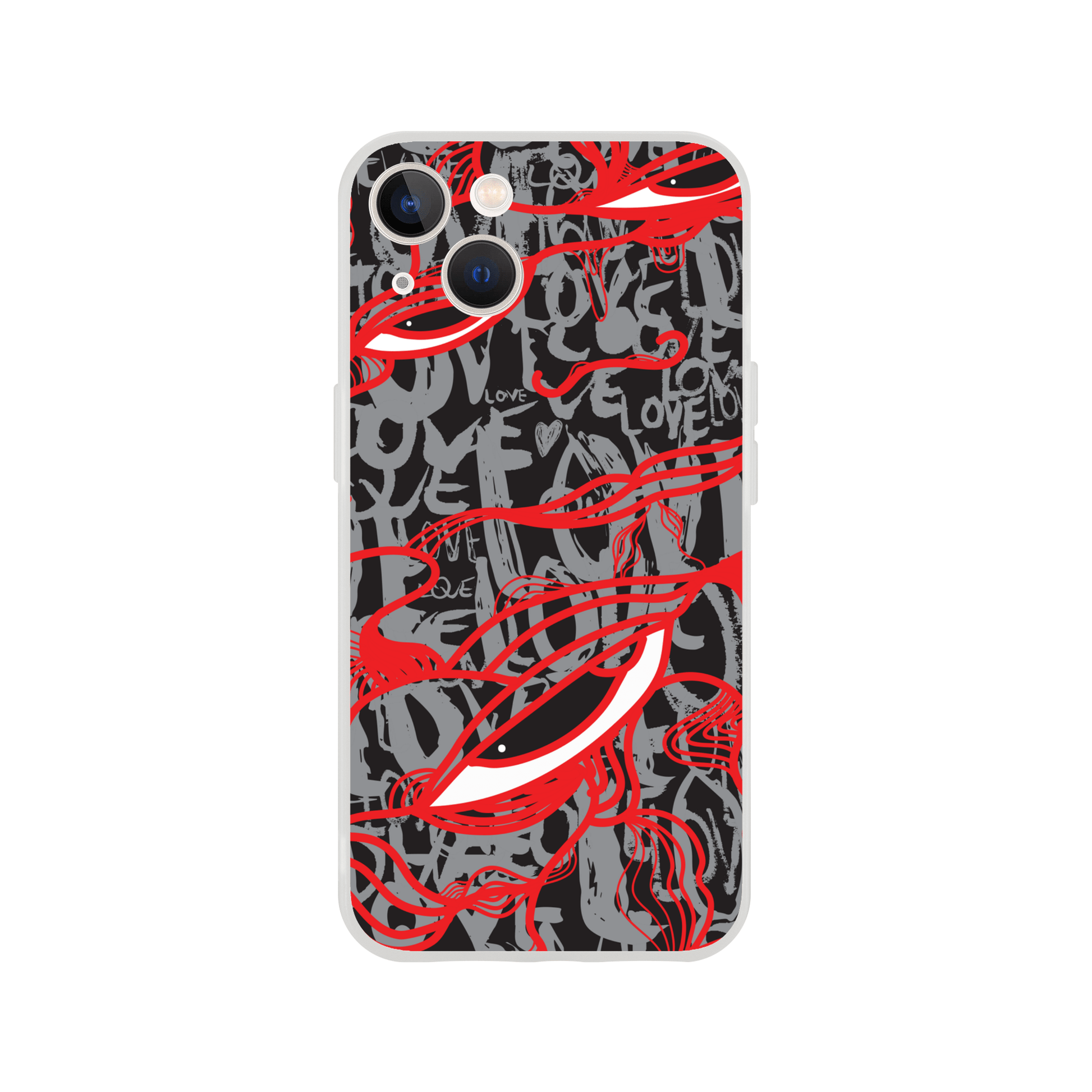 Abstract Love - Flexi iPhone Case Phone case