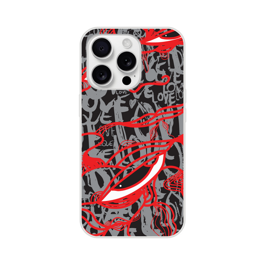 Abstract Love - Flexi iPhone Case Phone case iPhone 16 Pro