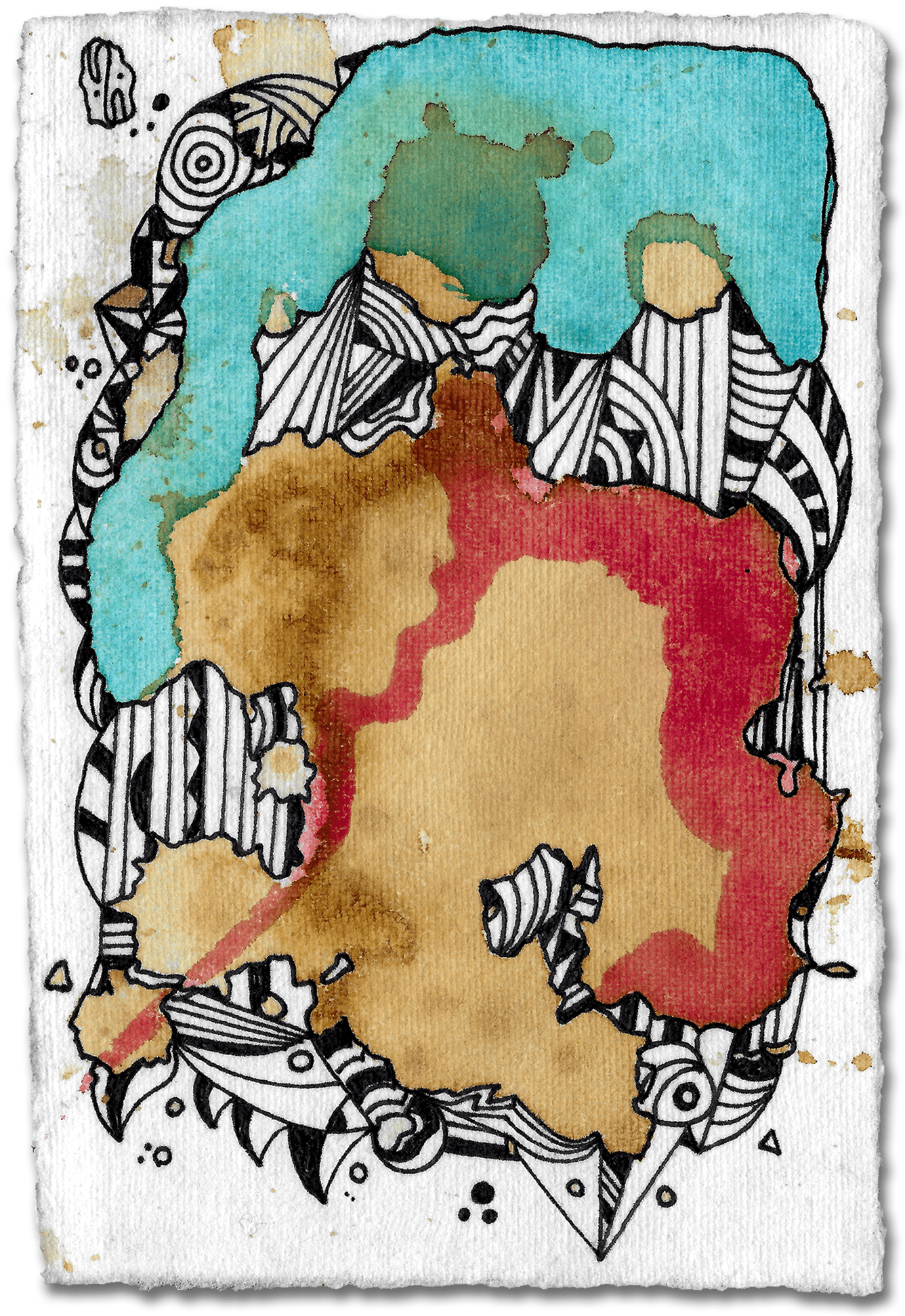 As Above - Original Painting on Paper Painting