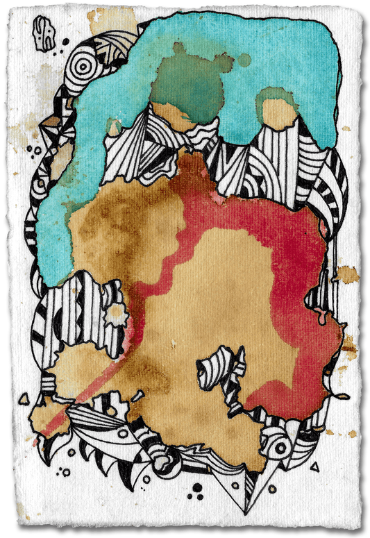 As Above - Original Painting on Paper Painting