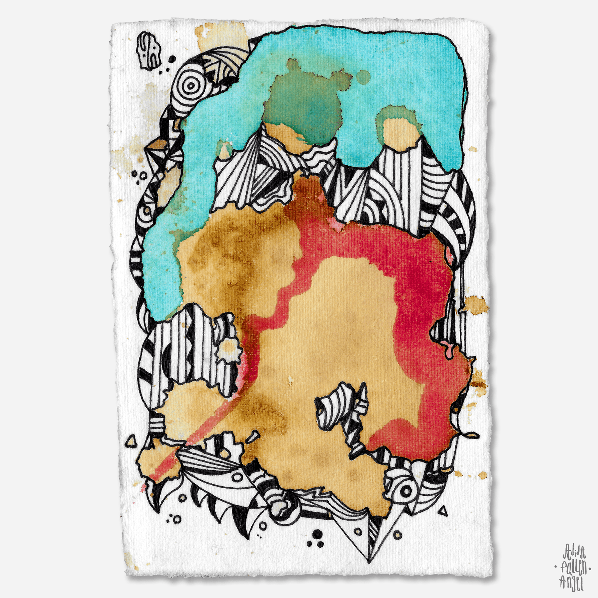 As Above - Original Painting on Paper Painting