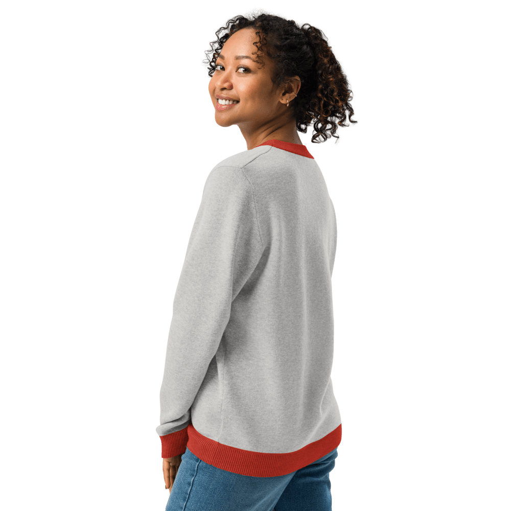 Big Heart - Knitted crew neck sweater apparel