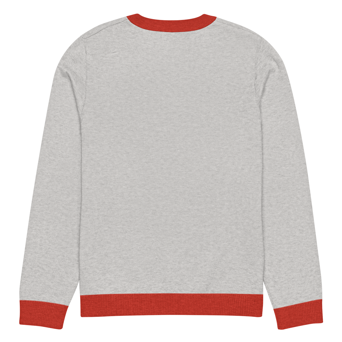 Big Heart - Knitted crew neck sweater (Black Edition) apparel