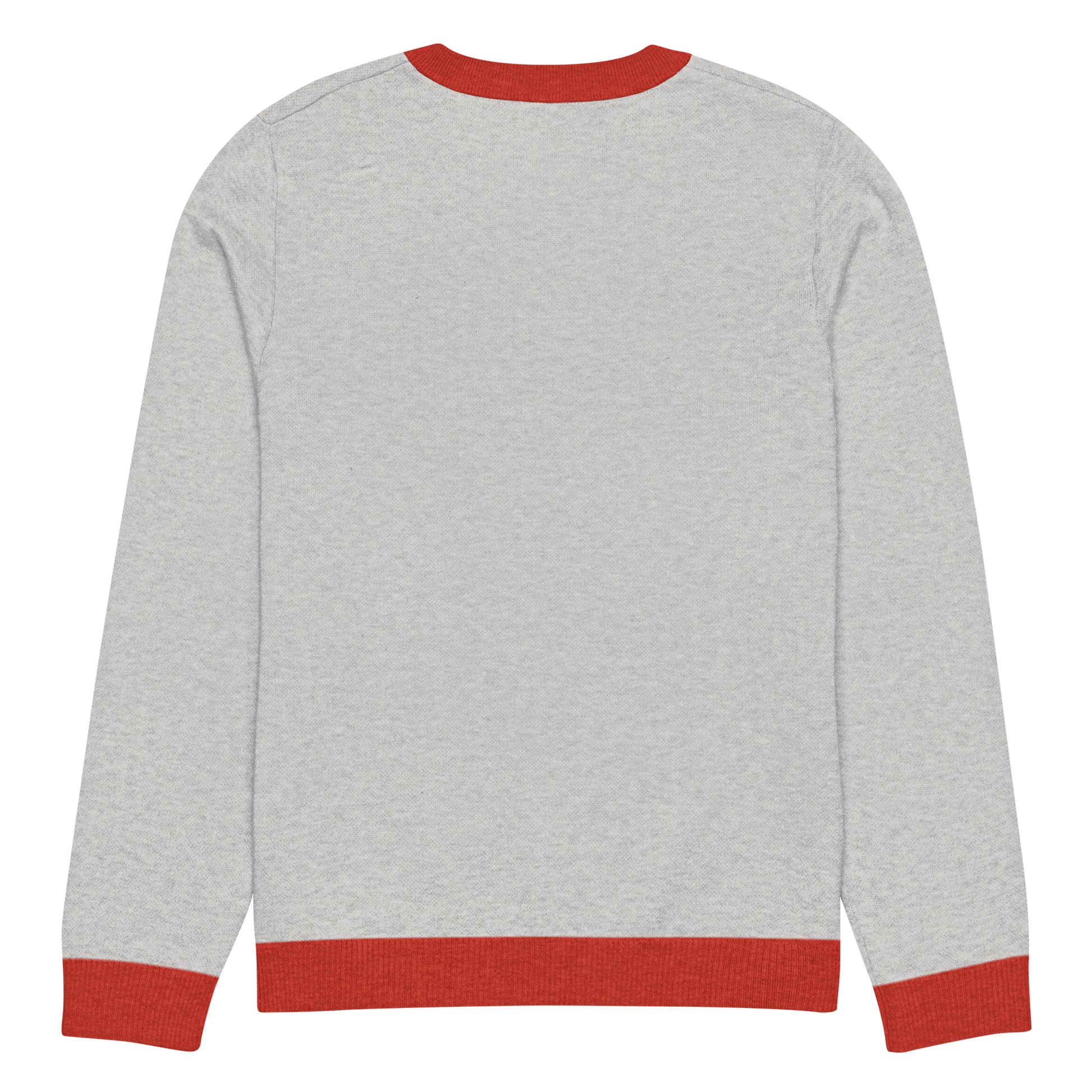 Big Heart - Knitted crew neck sweater (Black Edition) apparel