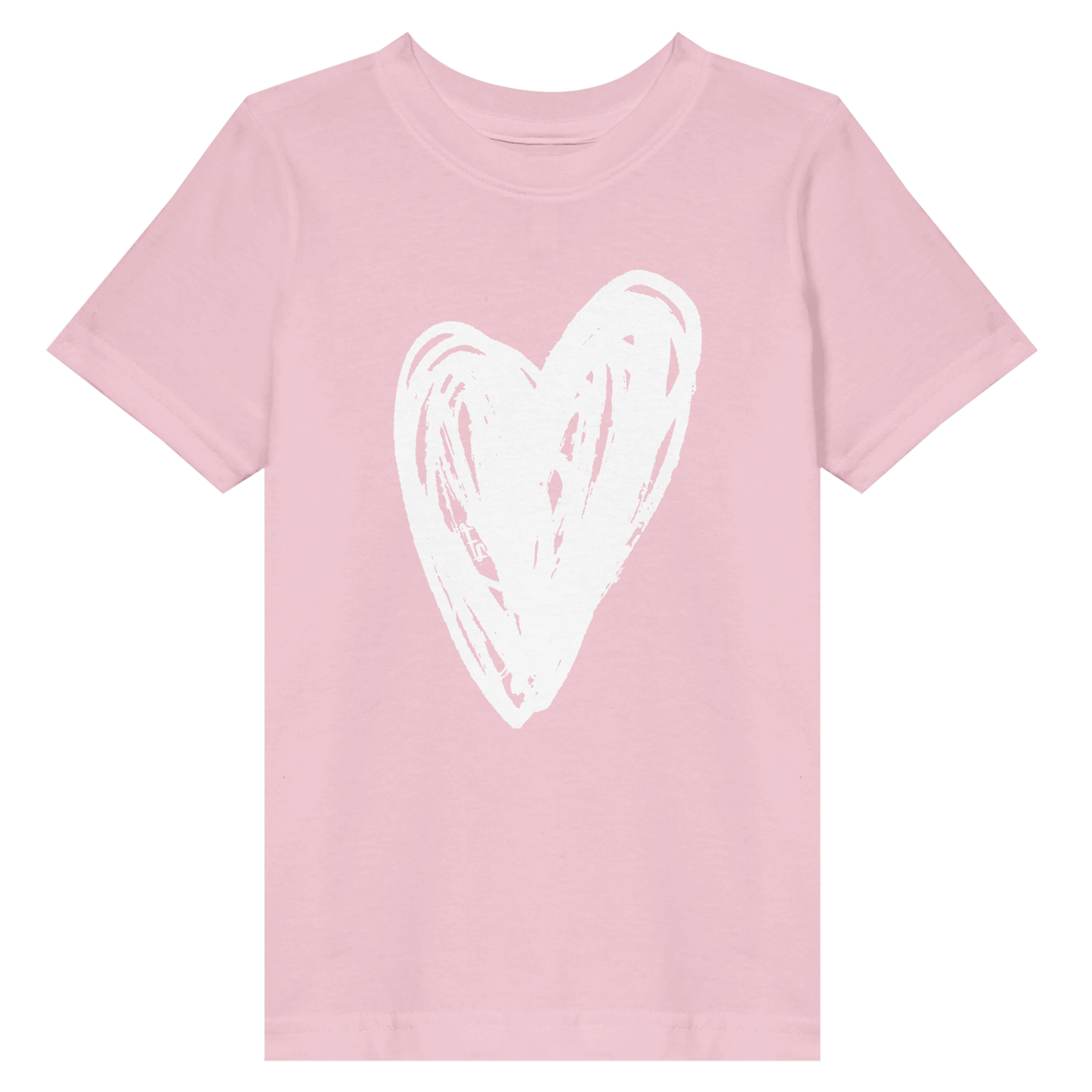 Big Heart - Toddler Fine Jersey T-Shirt apparel Pink / 2T