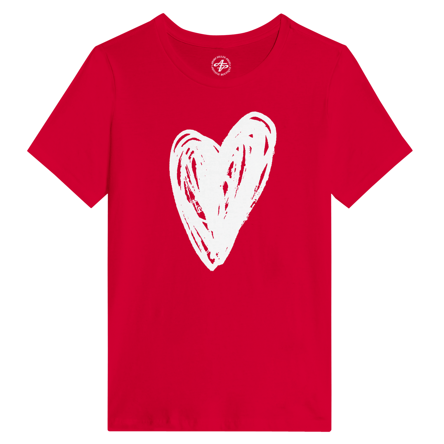 Big Red Heart - Women's Relaxed T-Shirt apparel Red / S