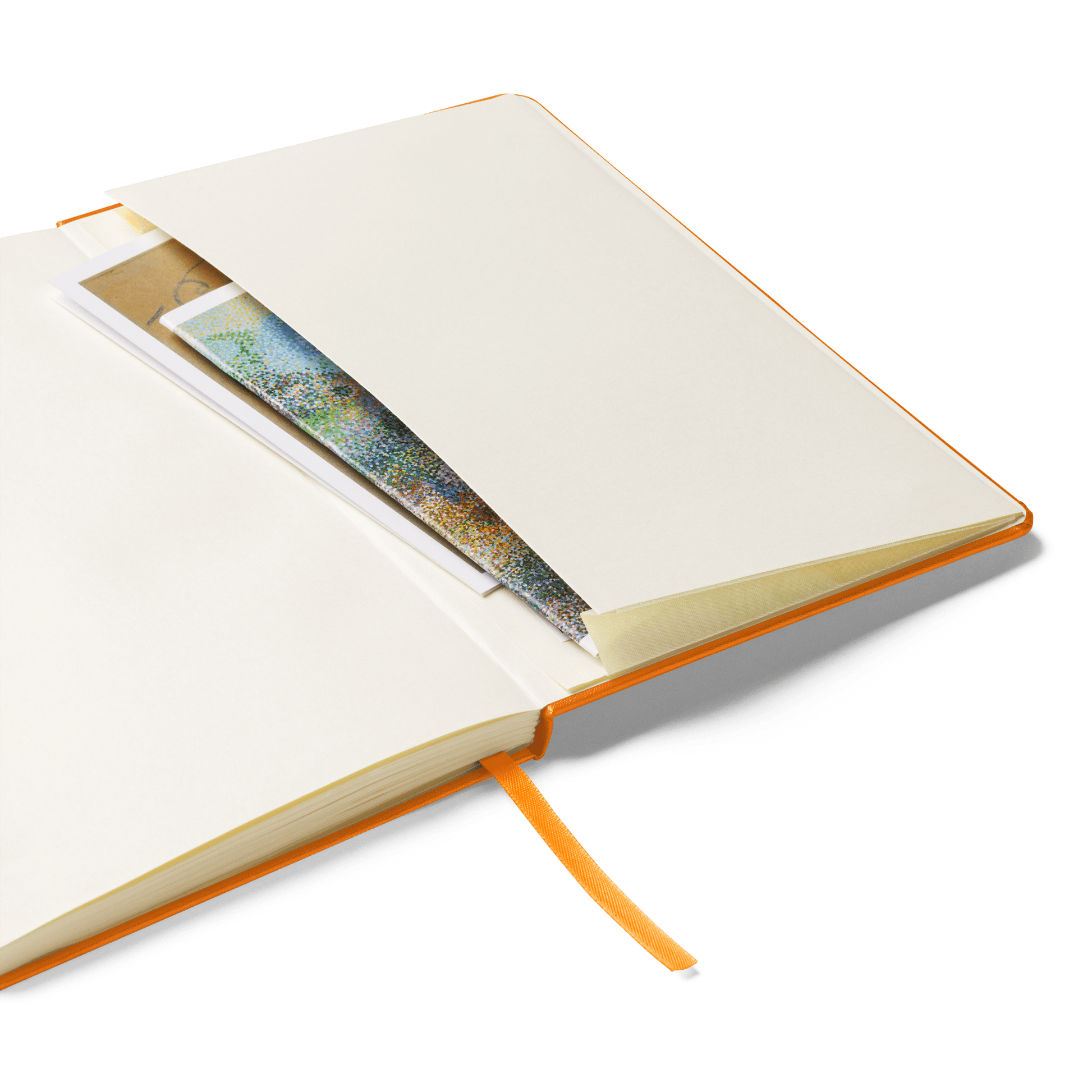 Black Heart - Hardcover bound notebook Print Material