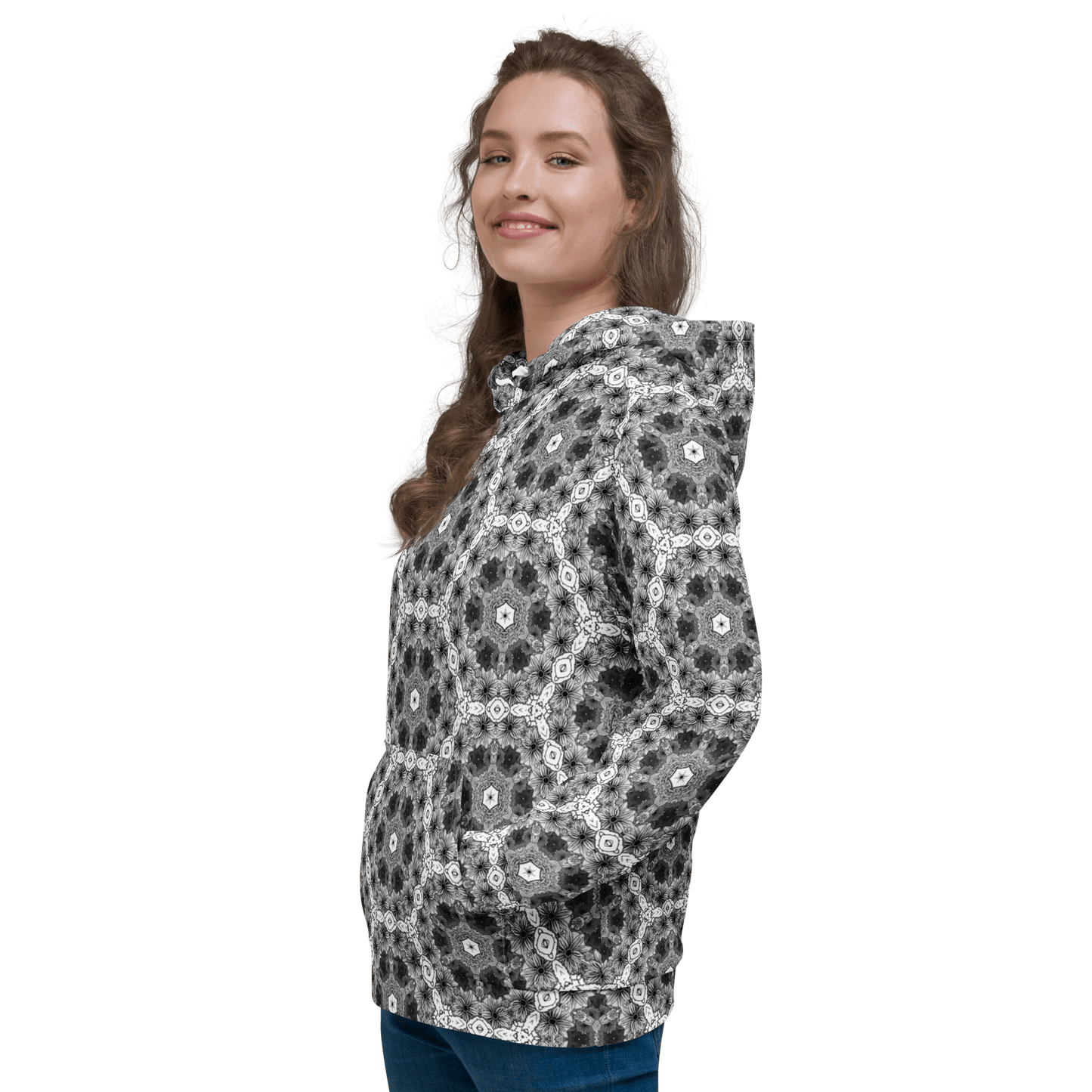 Bloom Psychedelia - All Over Print Unisex Hoodie apparel