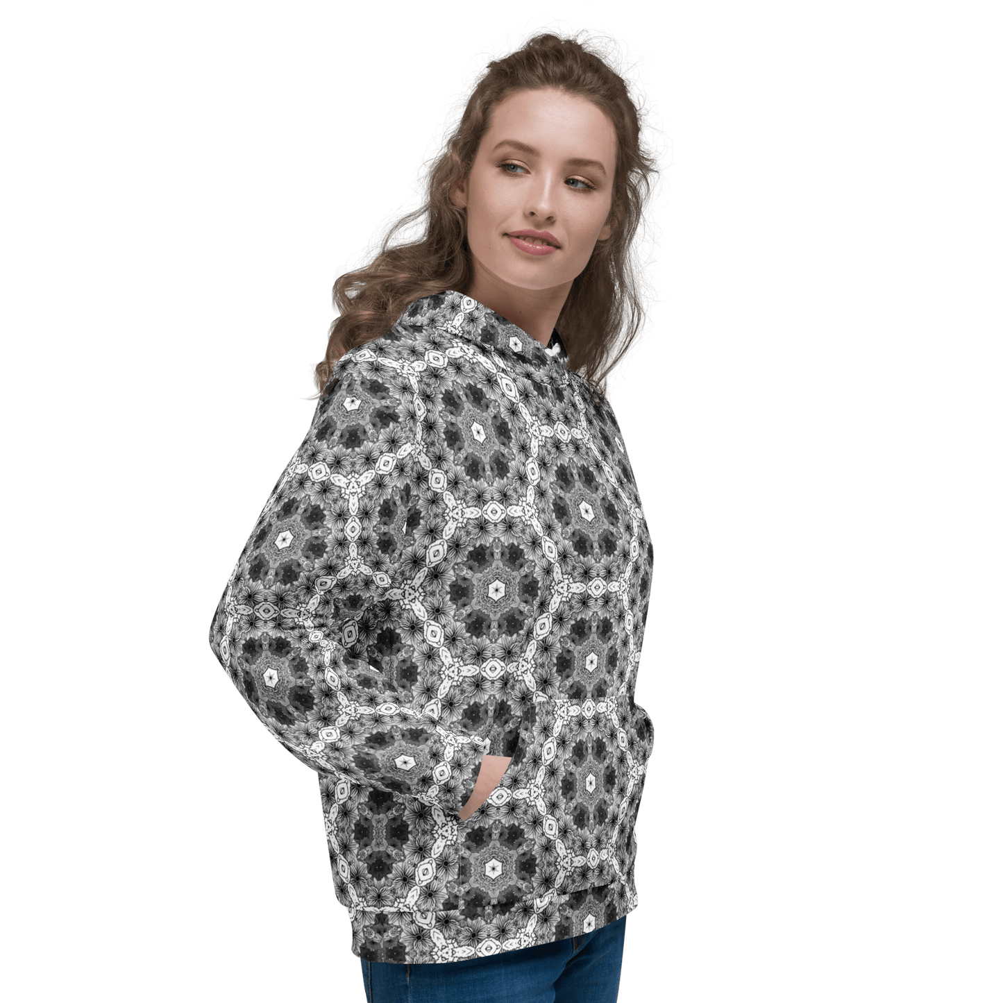 Bloom Psychedelia - All Over Print Unisex Hoodie apparel