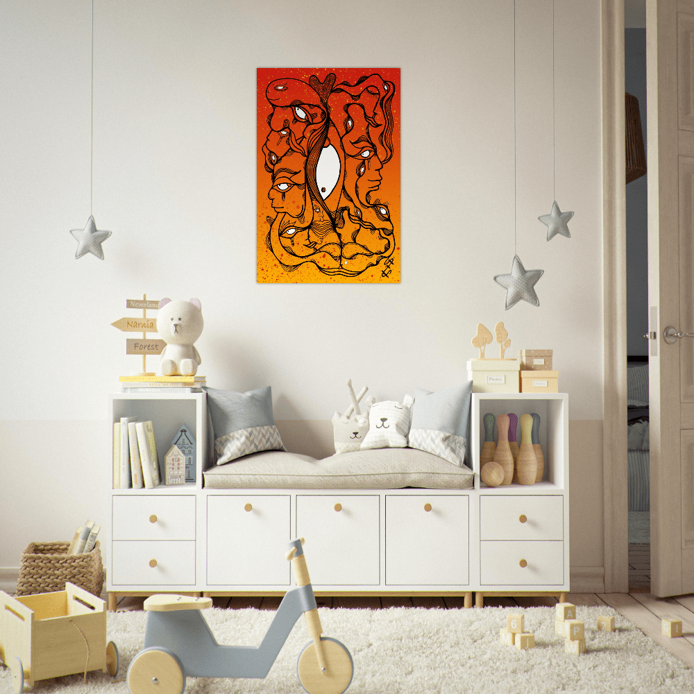 Burning the midnight oil - Wall art Print Print Material