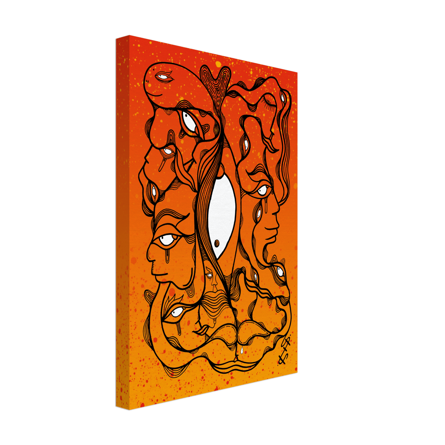 Burning the midnight oil - Wall art Print Print Material 30x45 cm / 12x18″ / Canvas