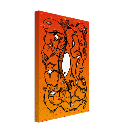 Burning the midnight oil - Wall art Print Print Material 30x45 cm / 12x18″ / Canvas