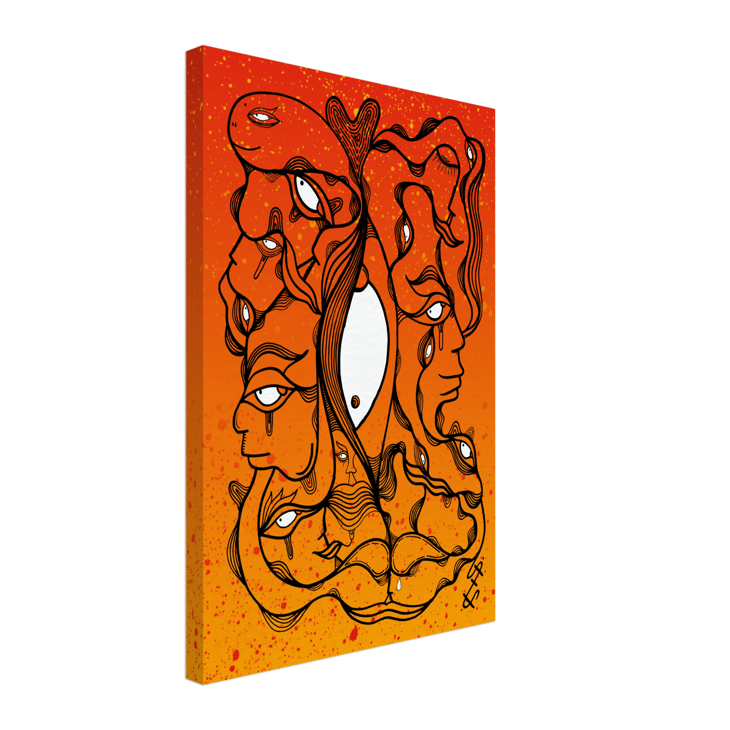 Burning the midnight oil - Wall art Print Print Material 40x60 cm / 16x24″ / Canvas