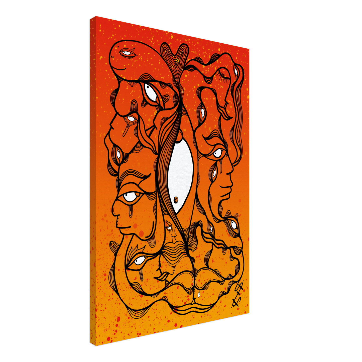 Burning the midnight oil - Wall art Print Print Material 60x90 cm / 24x36″ / Canvas