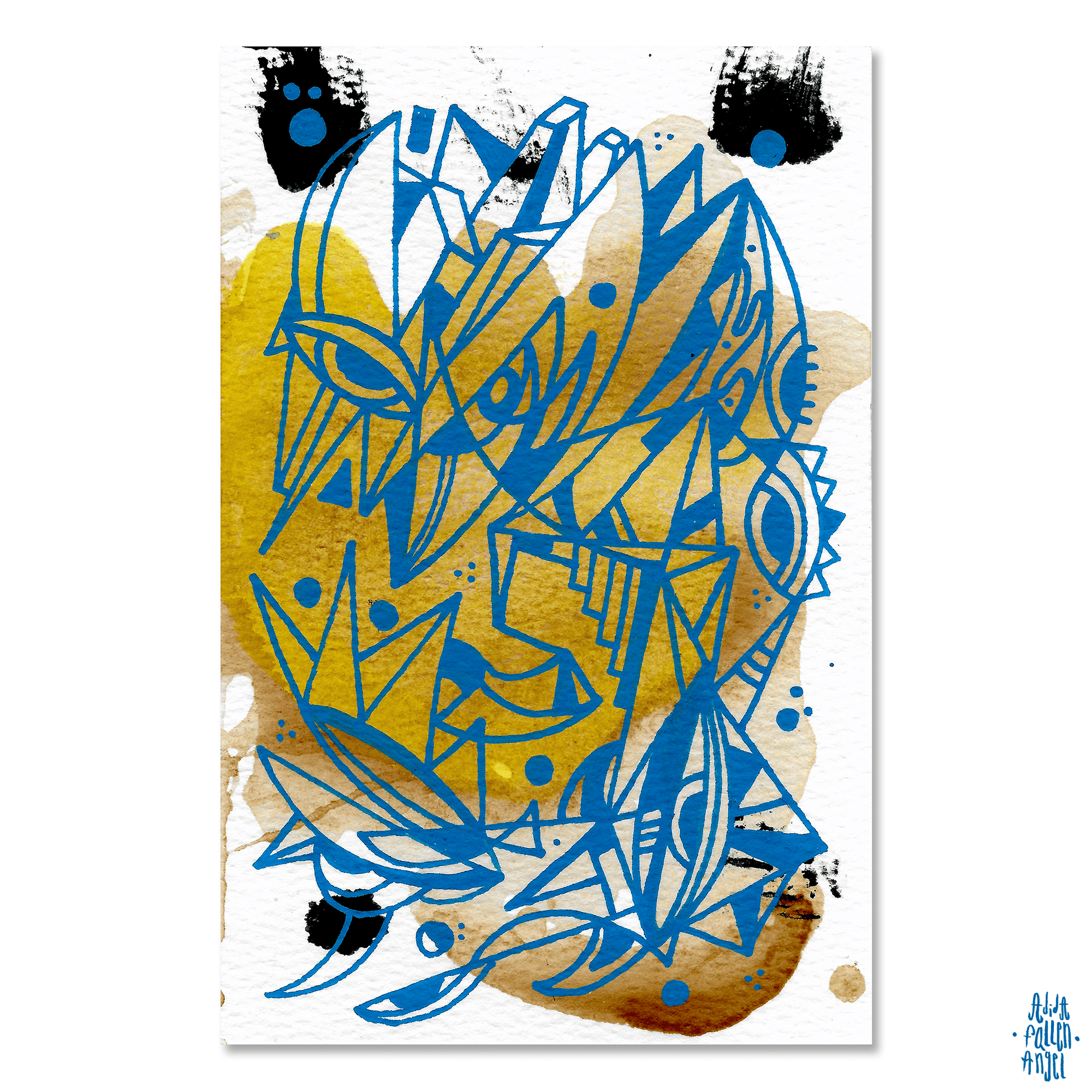 Clarity - Original Painting on Paper Painting