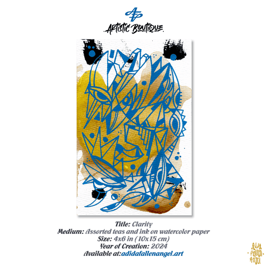 Clarity - Original Painting on Paper Painting