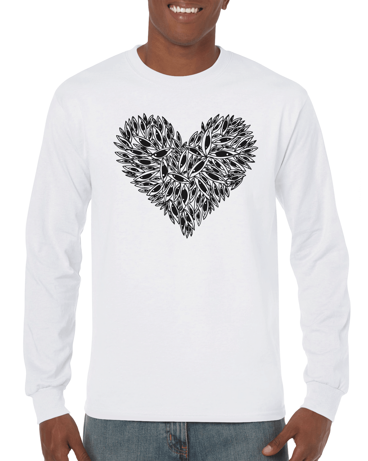 Eye Heart - Premium Unisex Longsleeve T-shirt apparel