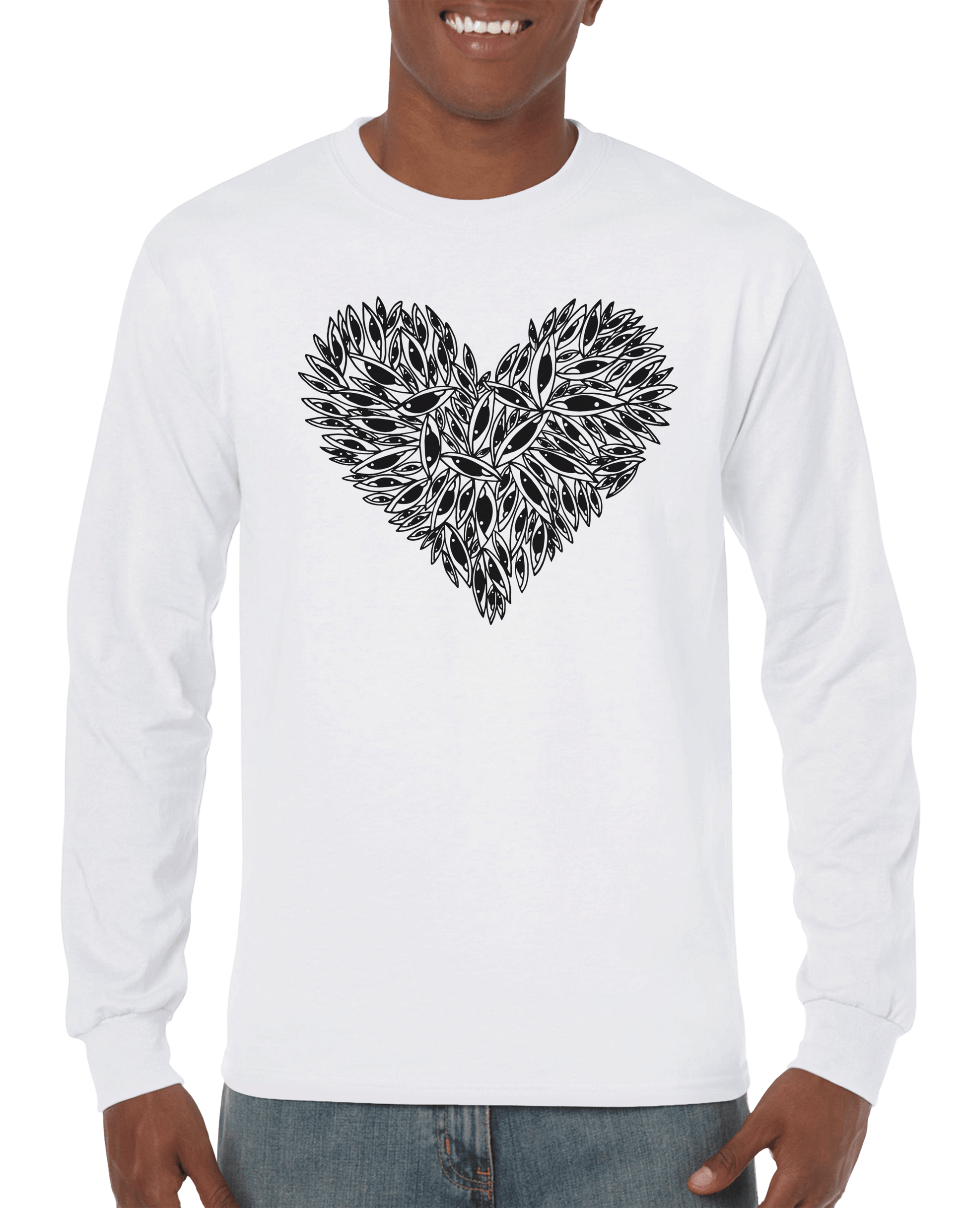 Eye Heart - Premium Unisex Longsleeve T-shirt apparel