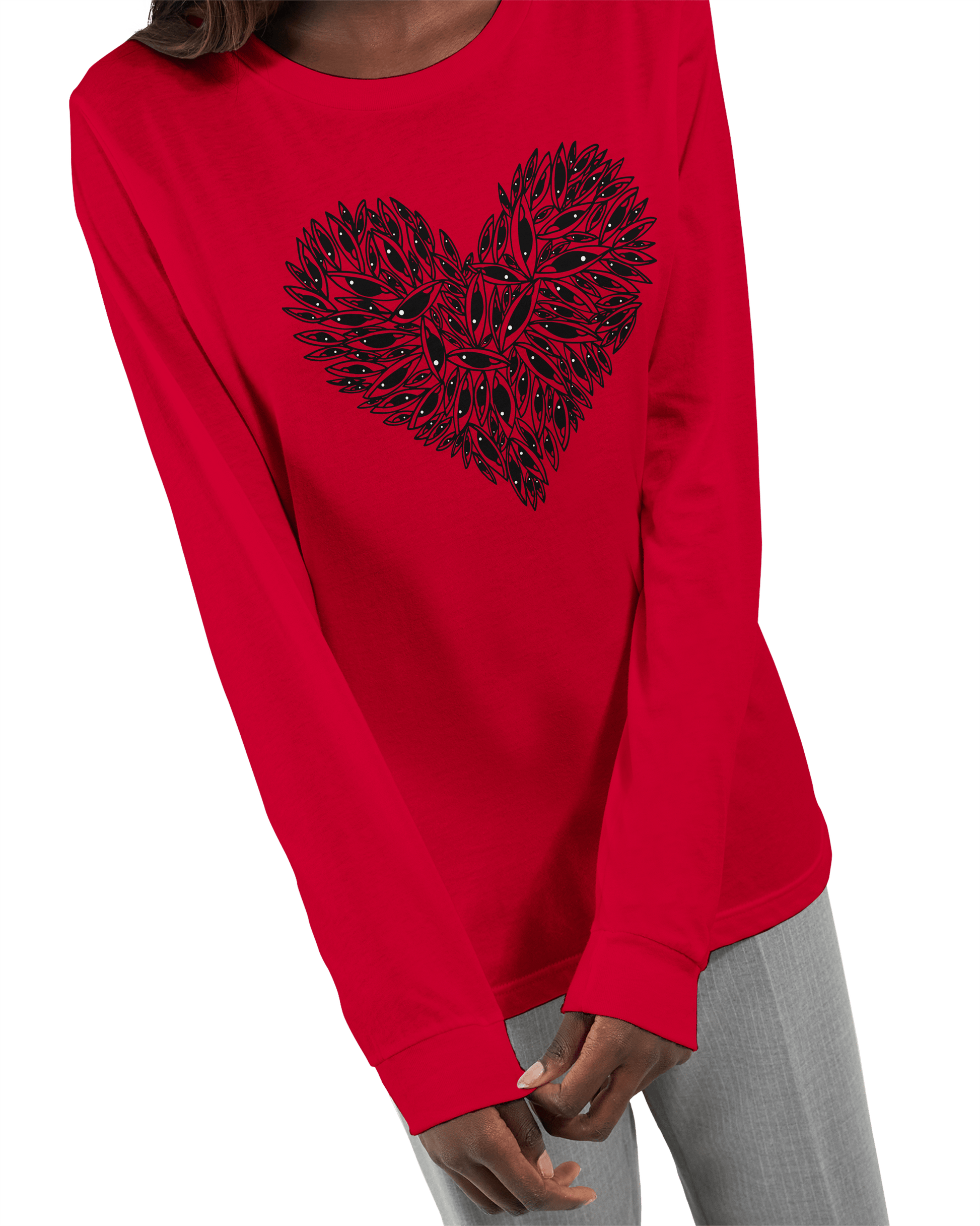 Eye Heart - Premium Unisex Longsleeve T-shirt apparel