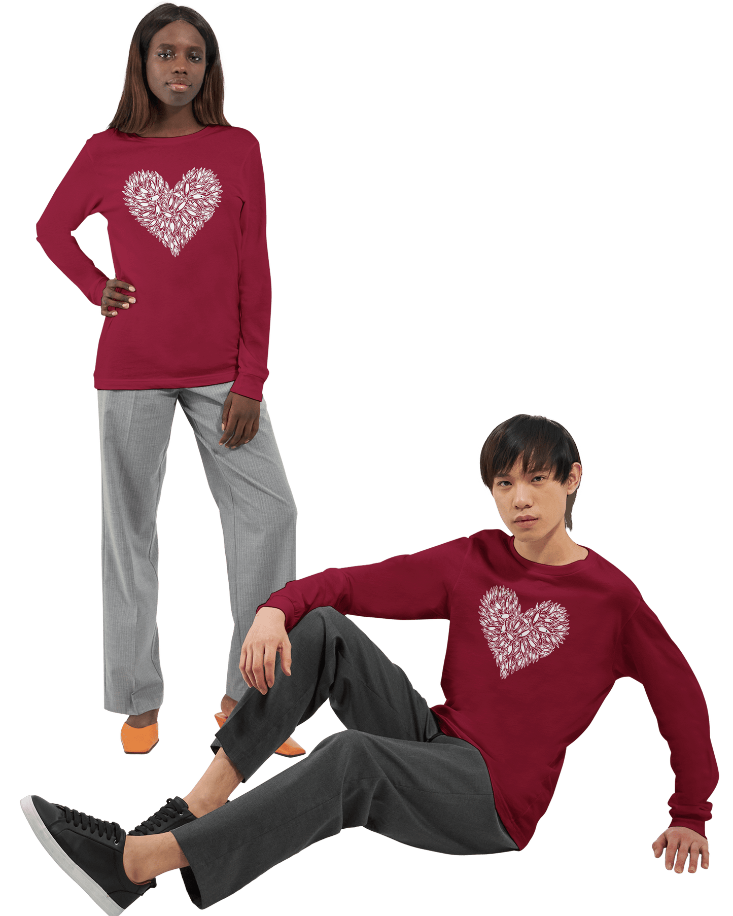 Eye Heart - Premium Unisex Longsleeve T-shirt apparel