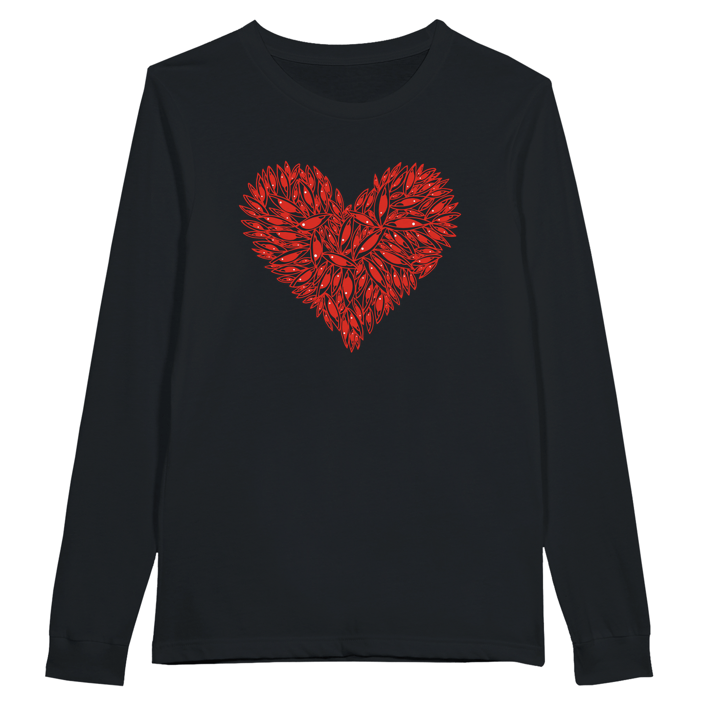 Eye Heart - Premium Unisex Longsleeve T-shirt apparel Black / S