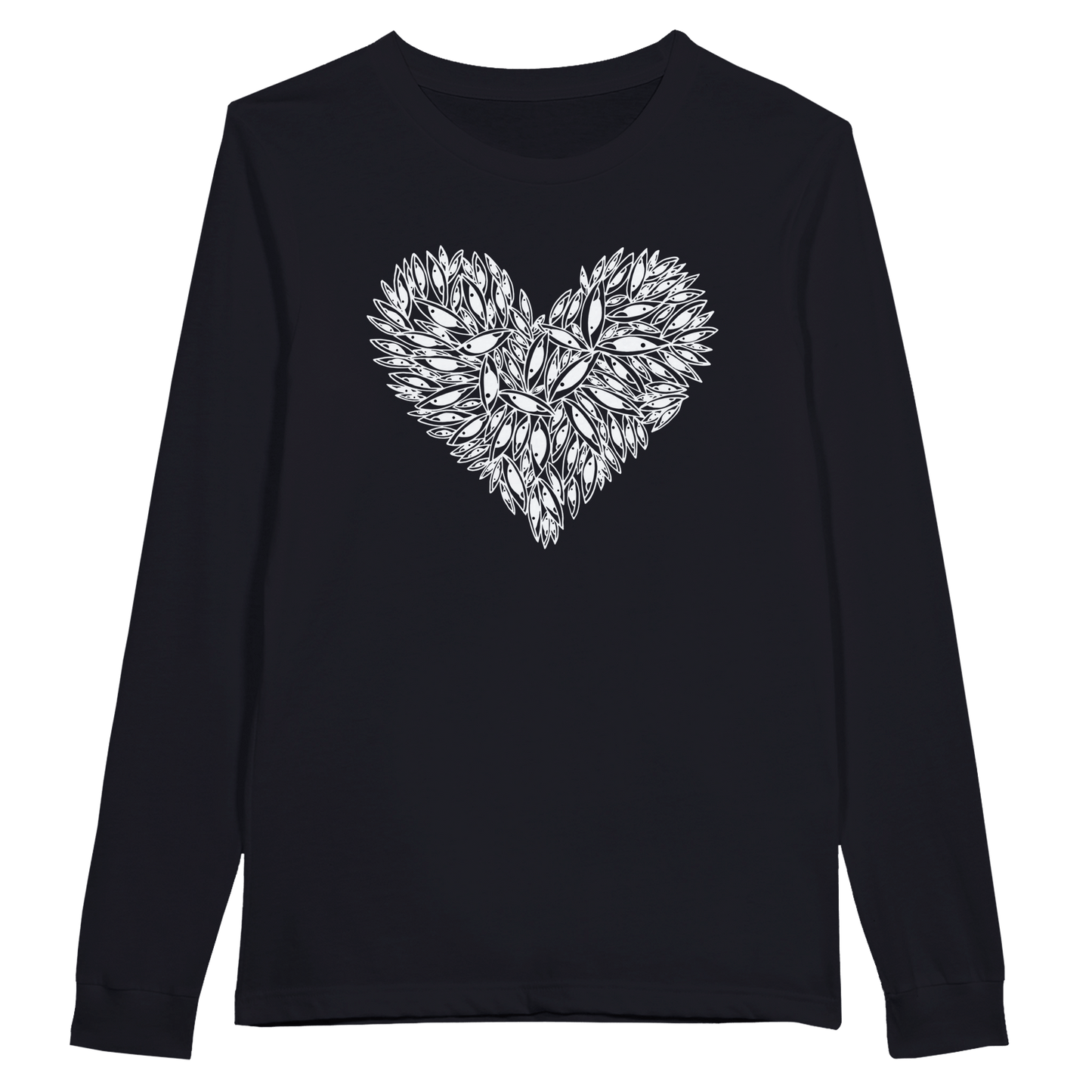 Eye Heart - Premium Unisex Longsleeve T-shirt apparel Dark Gray / S