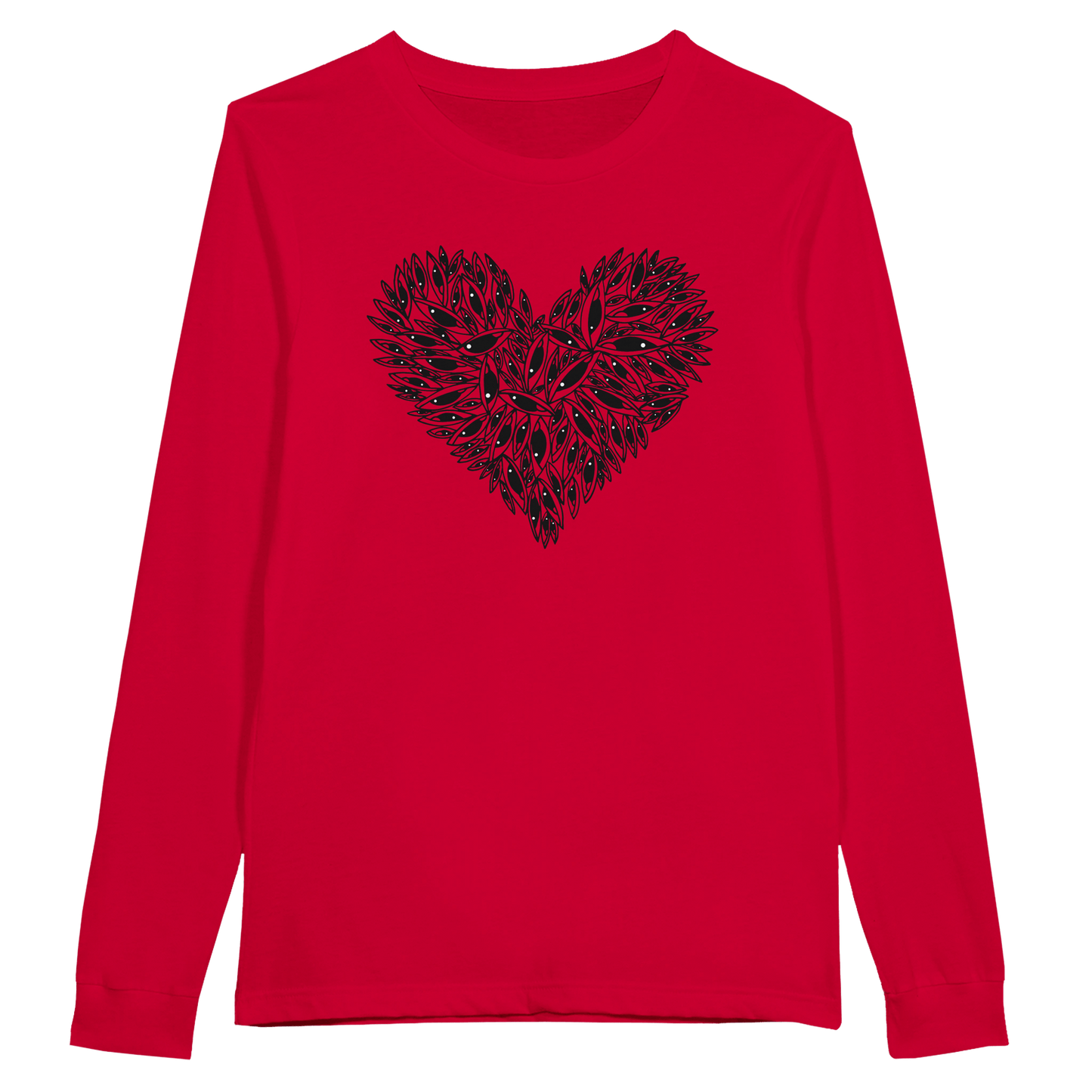 Eye Heart - Premium Unisex Longsleeve T-shirt apparel Red / S