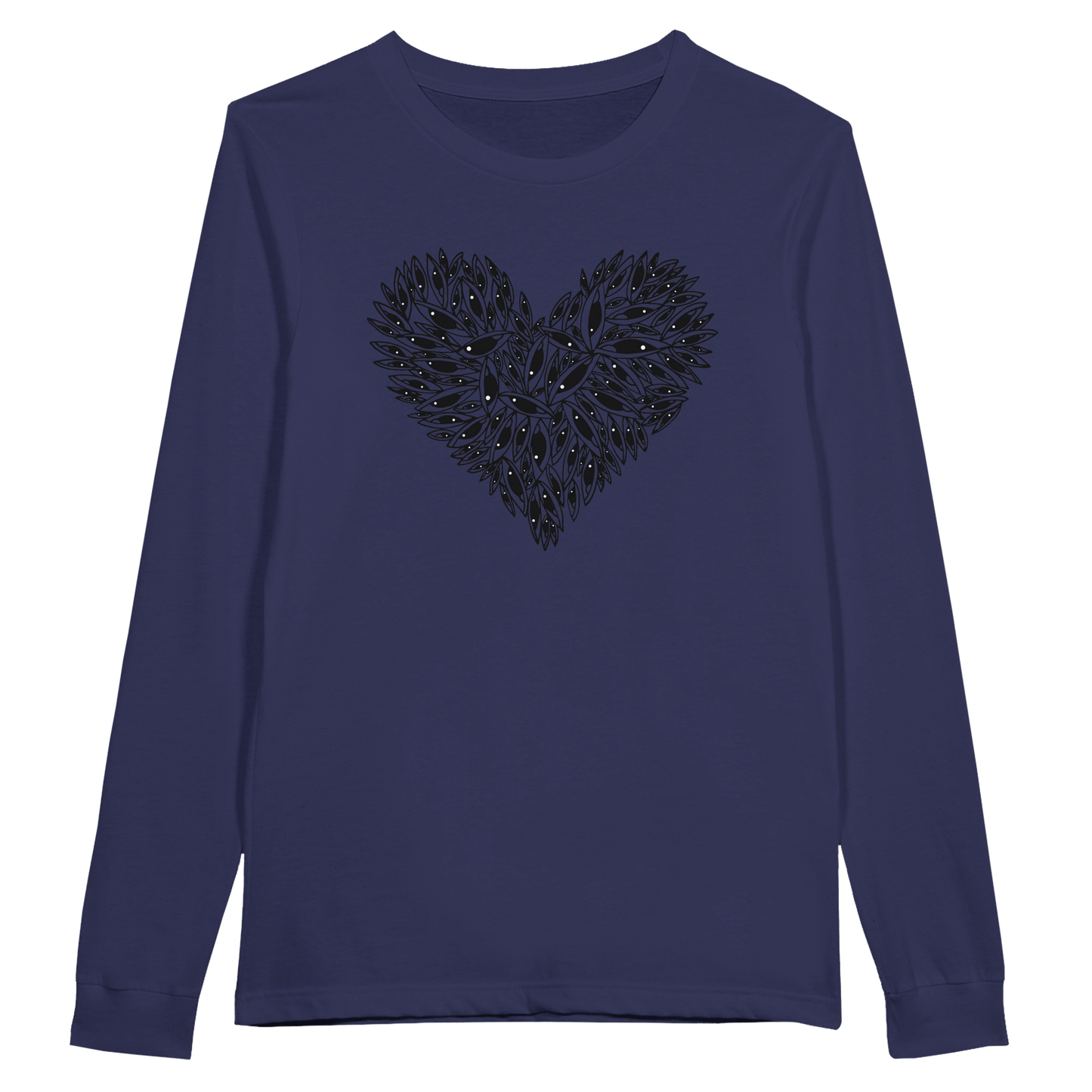 Eye Heart - Premium Unisex Longsleeve T-shirt apparel Storm / S
