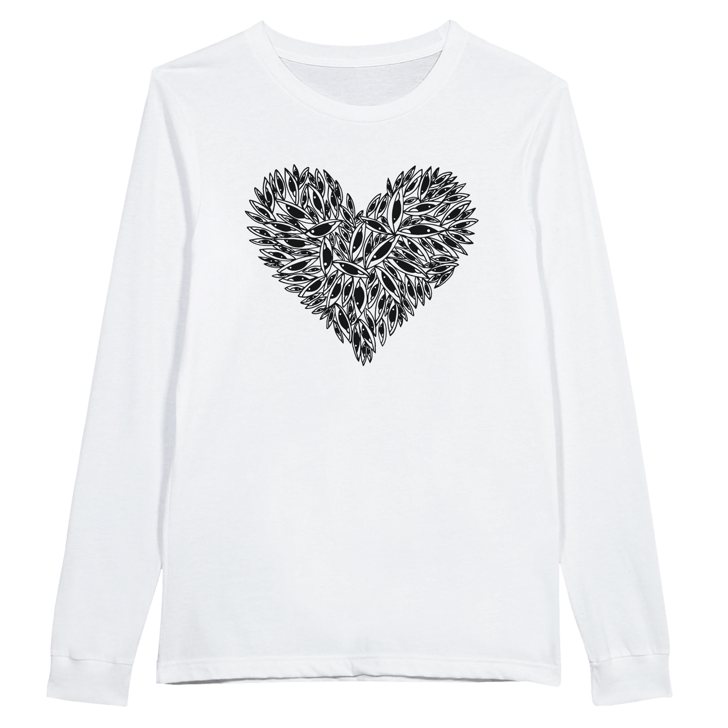 Eye Heart - Premium Unisex Longsleeve T-shirt apparel White / S