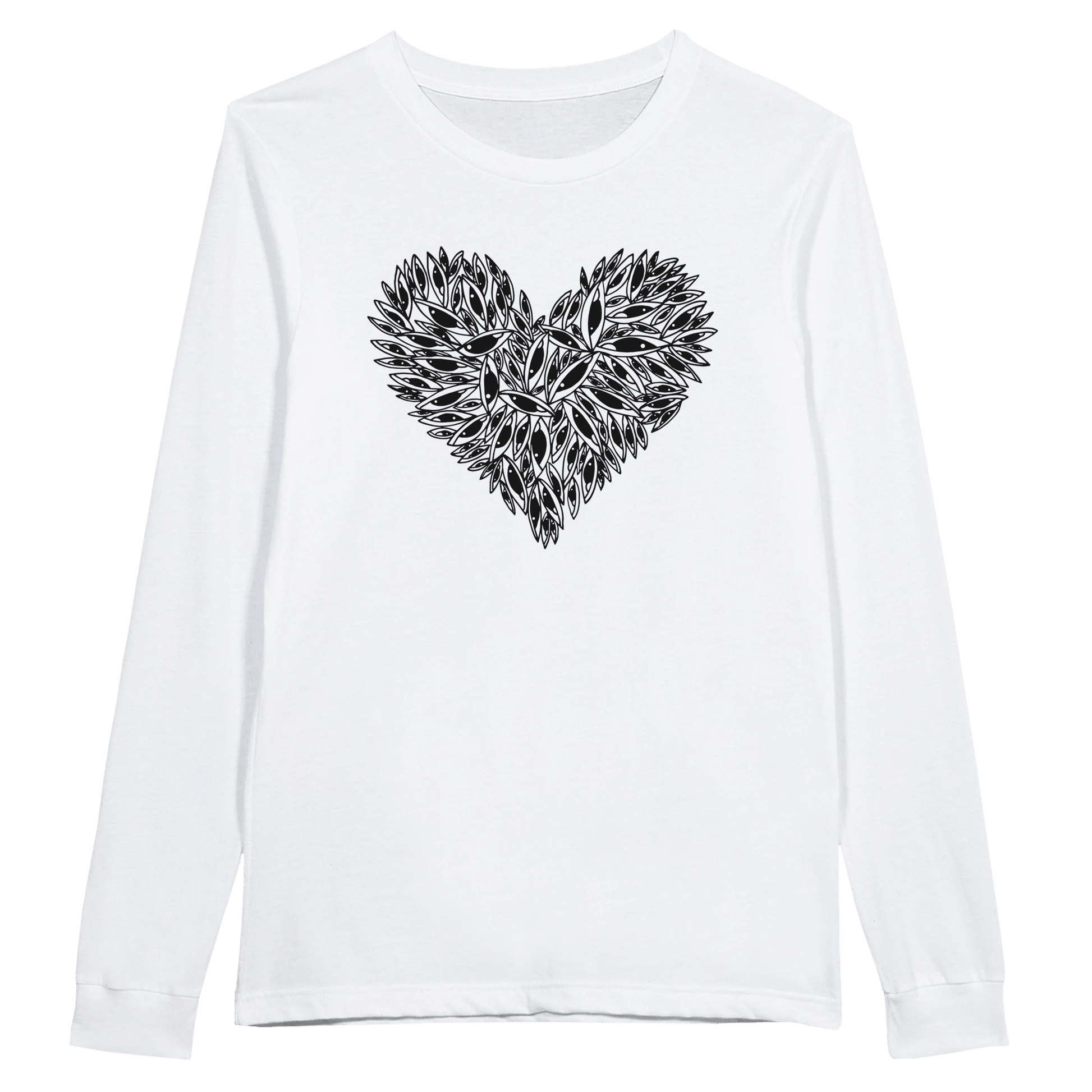 Eye Heart - Premium Unisex Longsleeve T-shirt apparel White / S