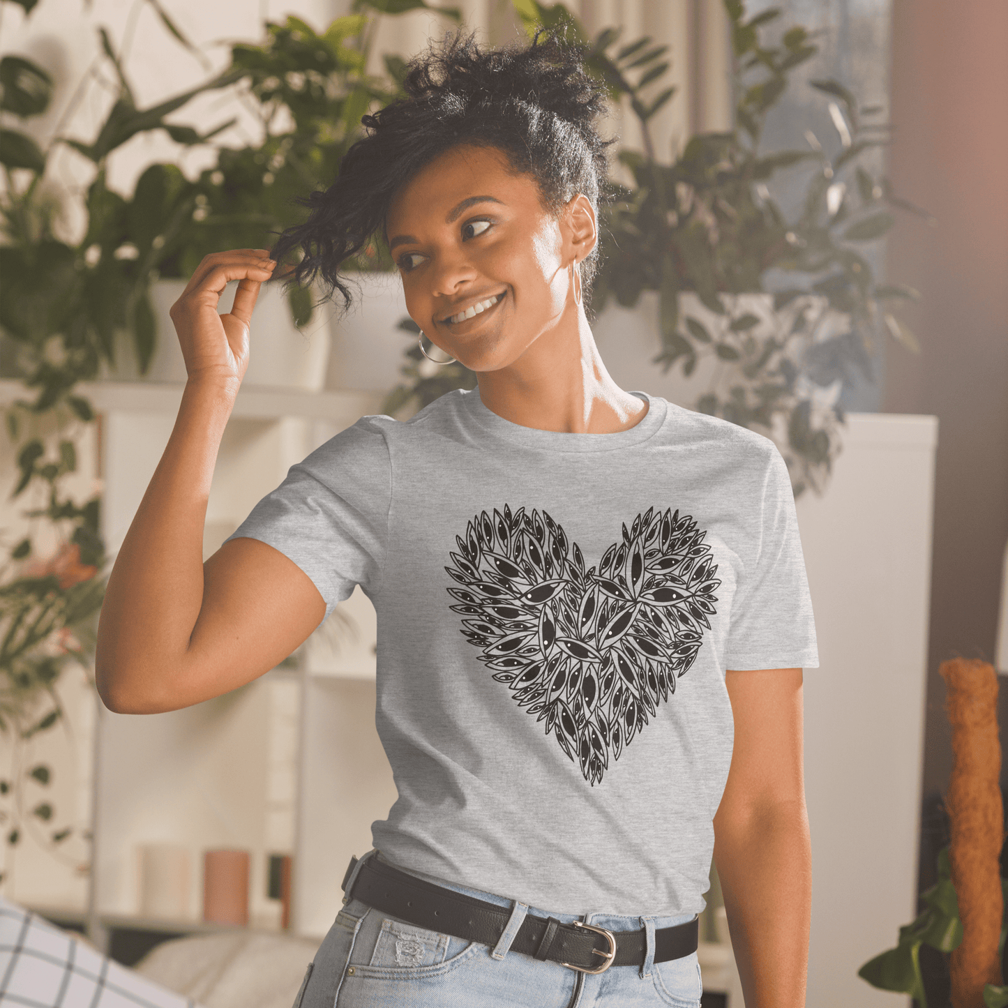 Eye Heart - Unisex T-Shirt apparel Sport Grey / S
