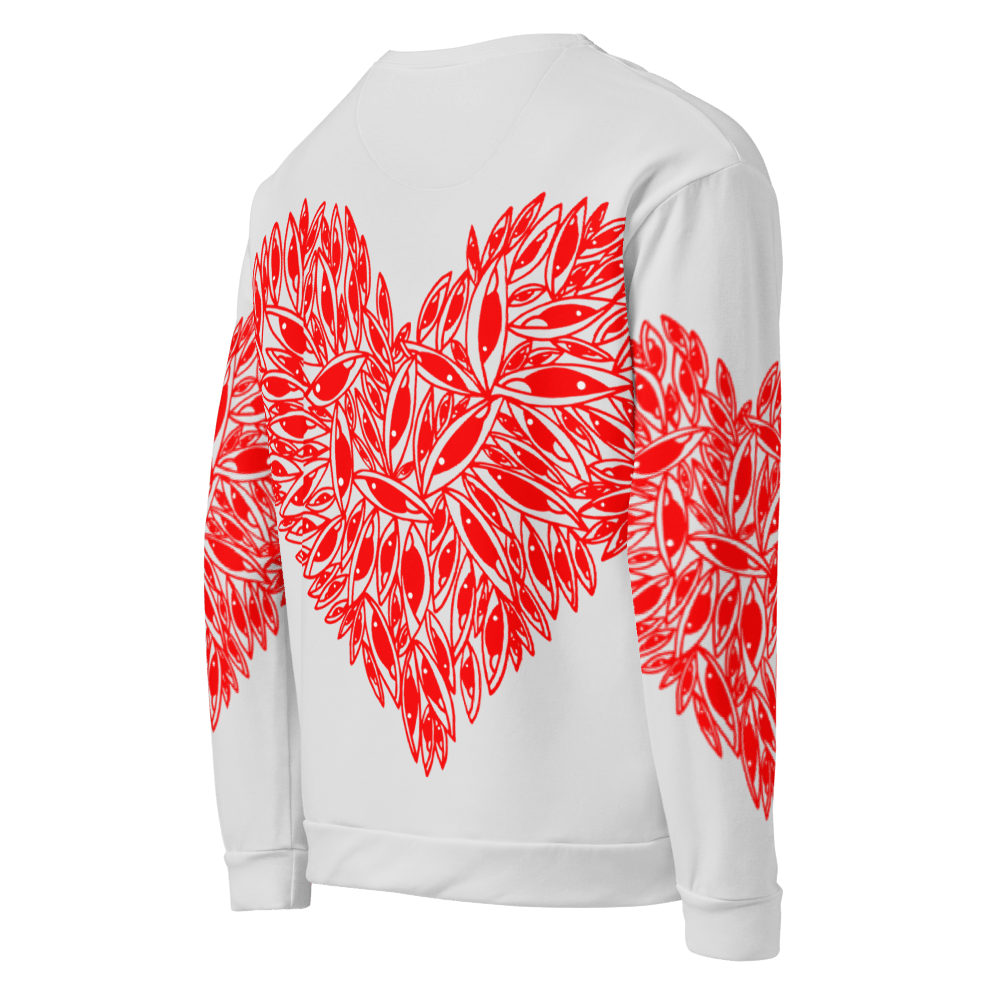 Eye Hearts - All over print Unisex Sweatshirt. apparel