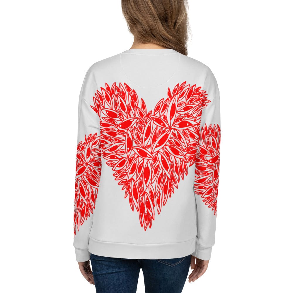 Eye Hearts - All over print Unisex Sweatshirt. apparel