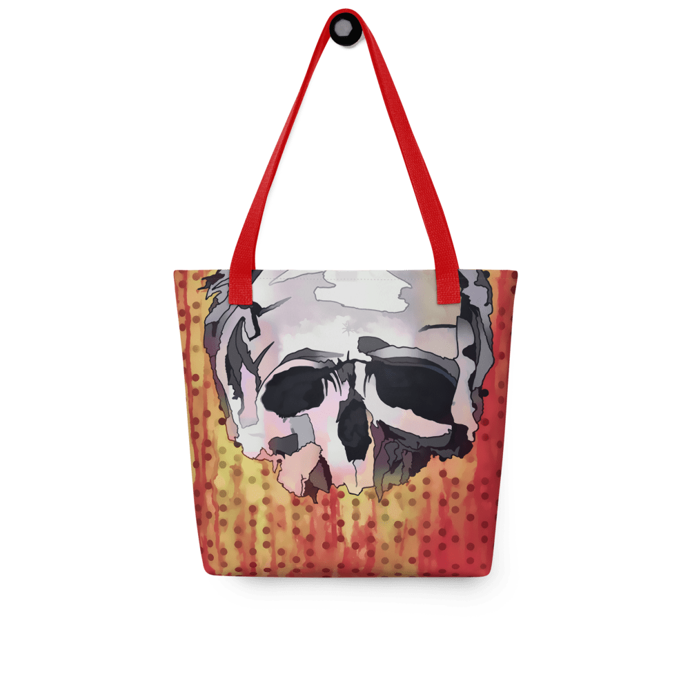 Fallen Skull – All Over Print Tote Bag Tote Bag