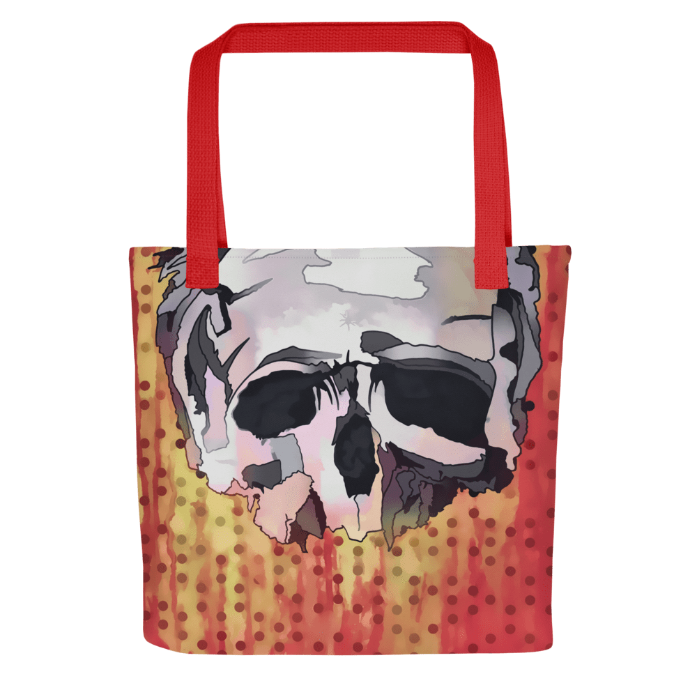 Fallen Skull – All Over Print Tote Bag Tote Bag