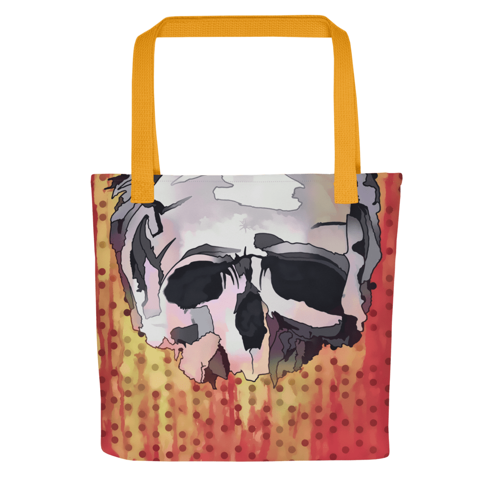 Fallen Skull – All Over Print Tote Bag Tote Bag