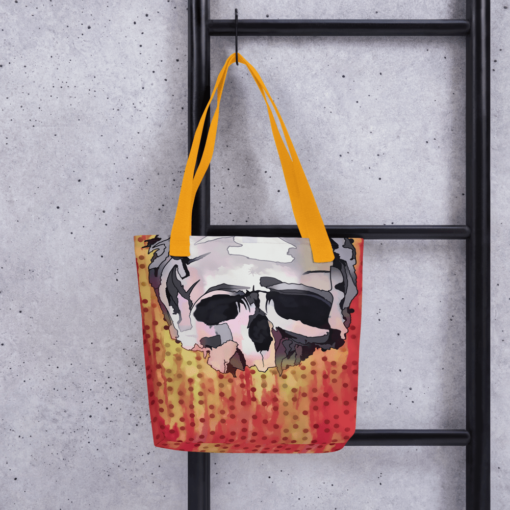 Fallen Skull – All Over Print Tote Bag Tote Bag