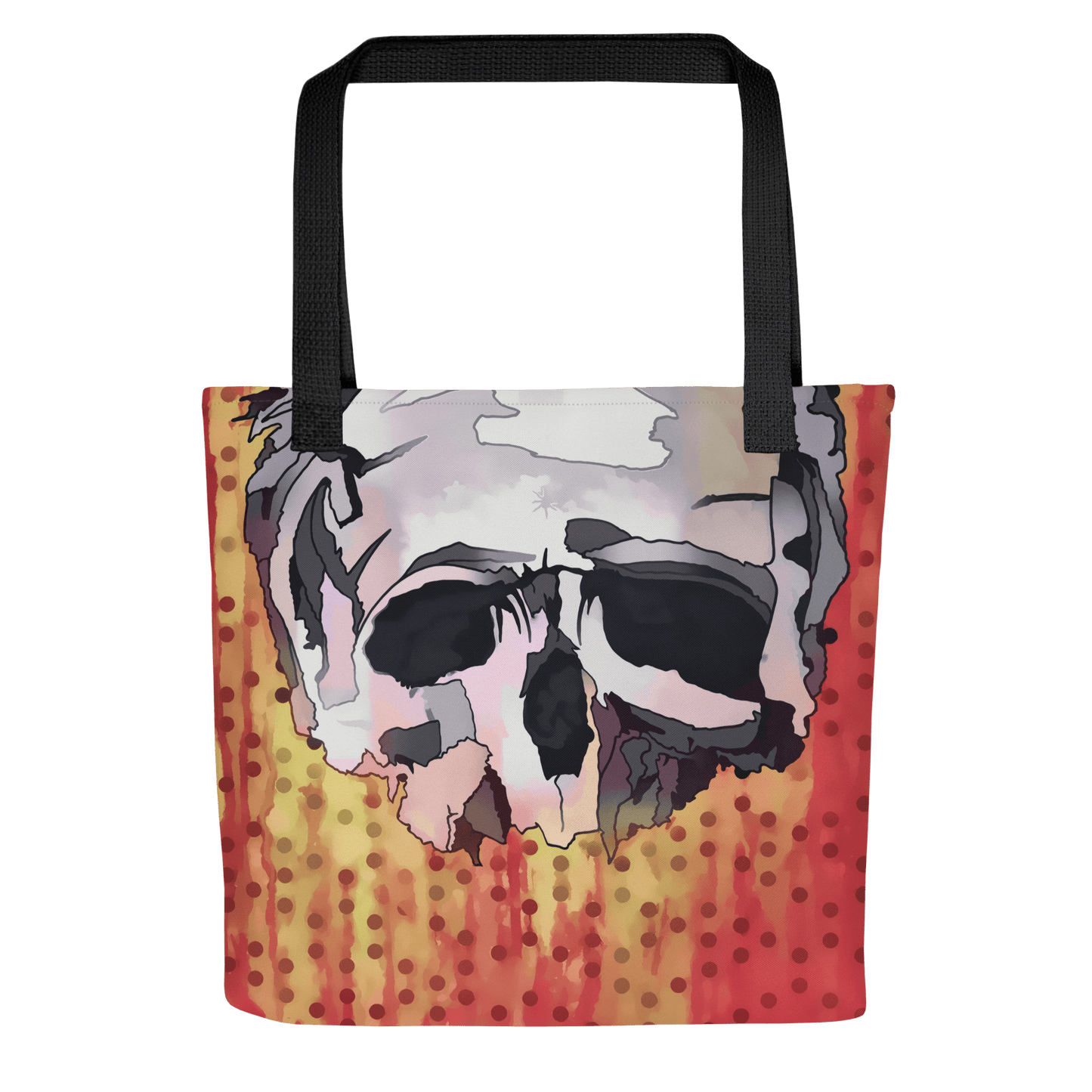 Fallen Skull – All Over Print Tote Bag Tote Bag