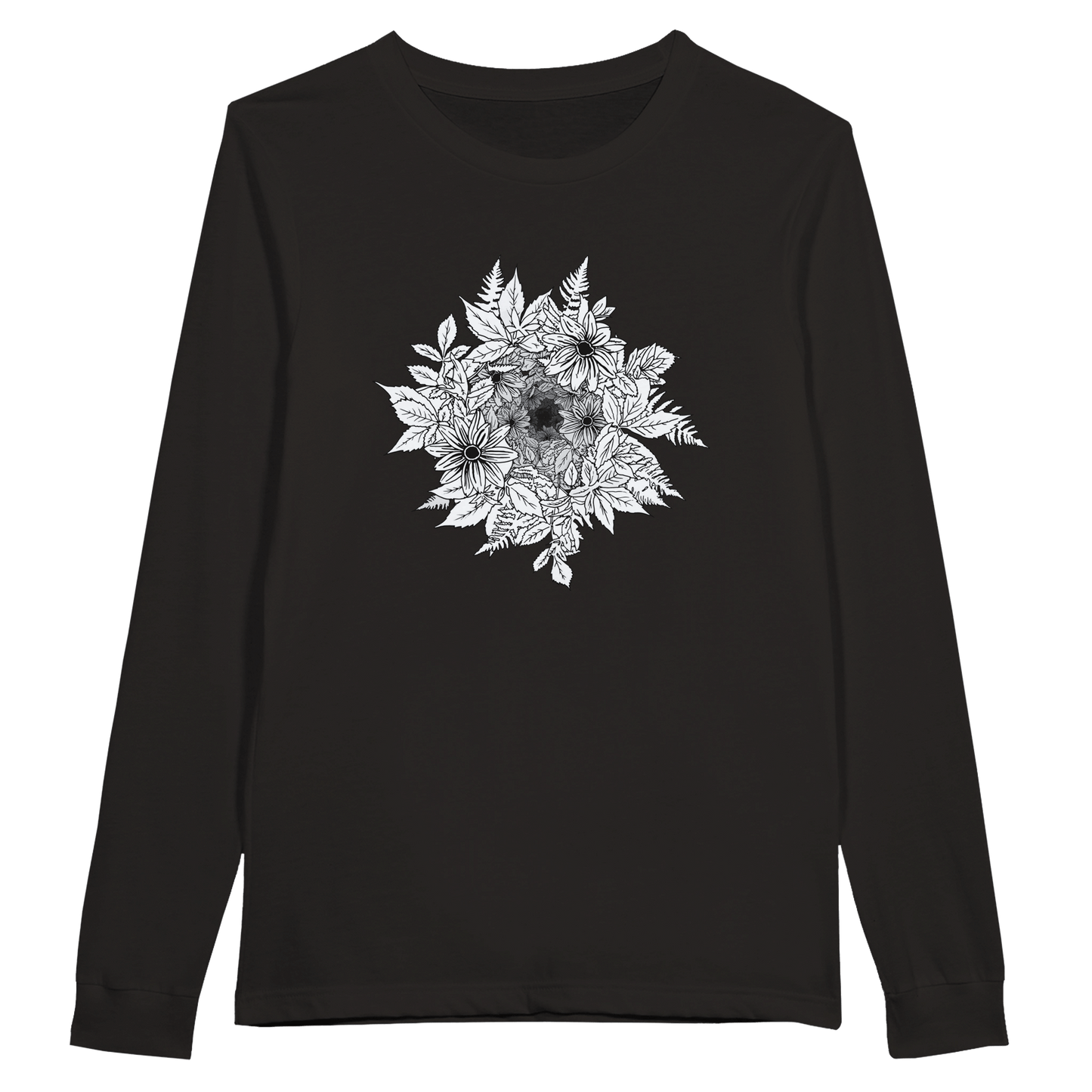 Flower Power - Premium Unisex Longsleeve T-shirt apparel Black / S