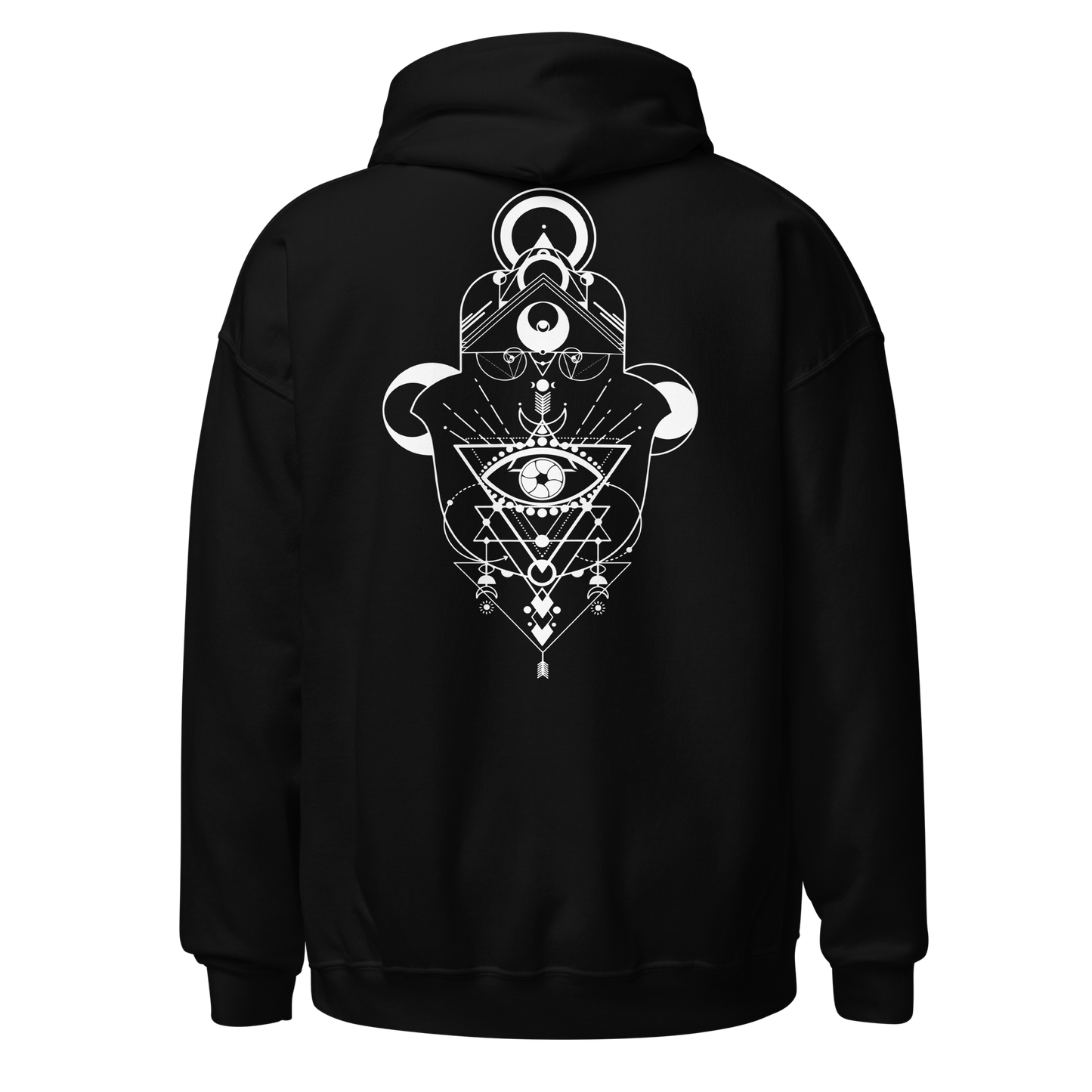 Hamsa Crescent - Classic Unisex Hoodie apparel