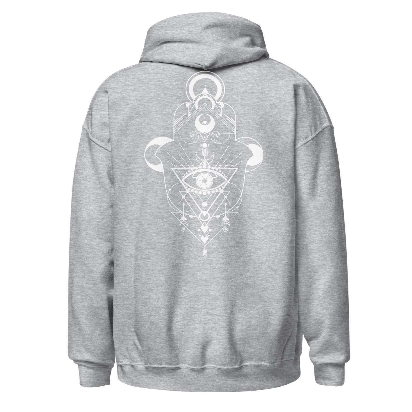 Hamsa Crescent - Classic Unisex Hoodie apparel