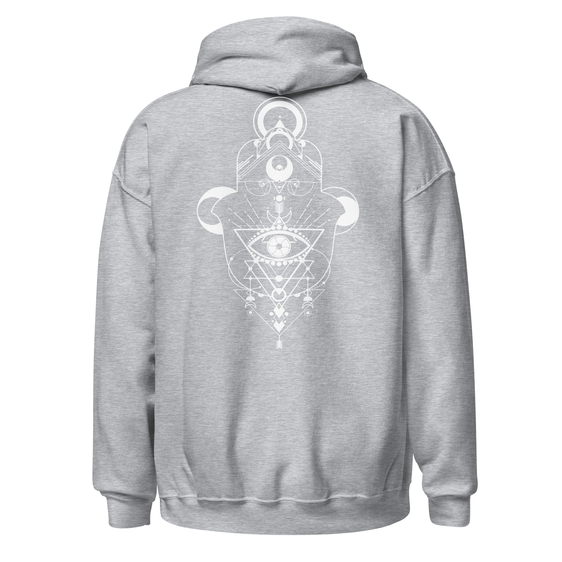 Hamsa Crescent - Classic Unisex Hoodie apparel