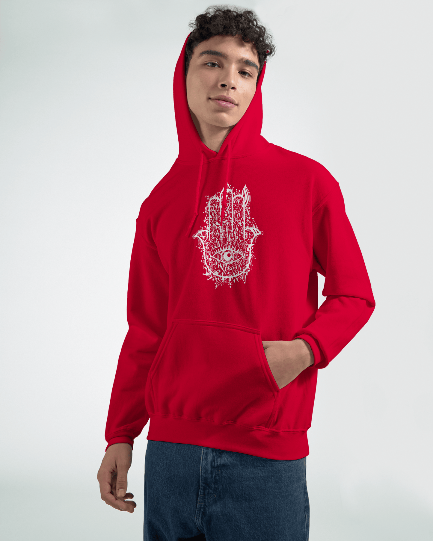 Hamsa Doodle - Classic Unisex Pullover Hoodie apparel
