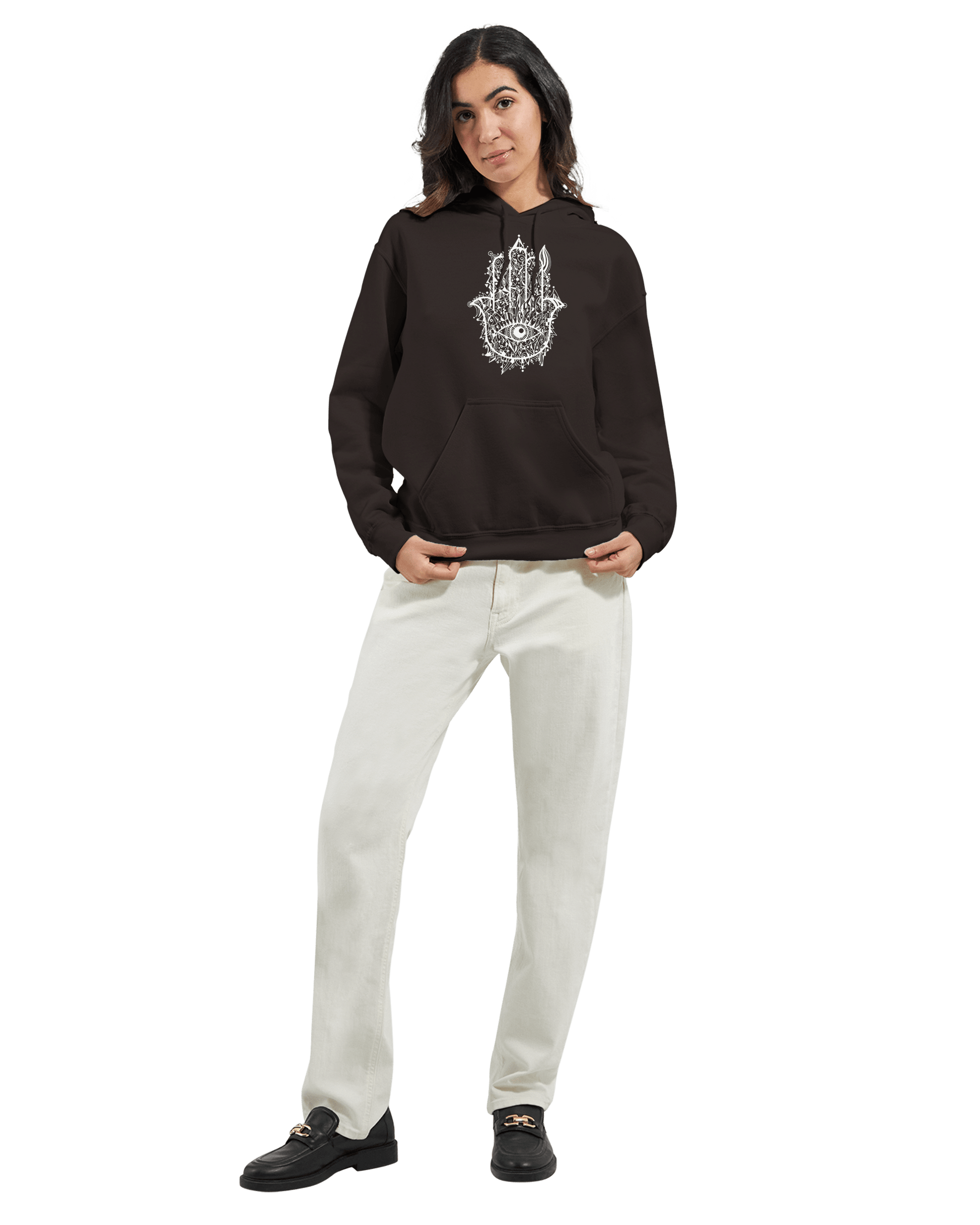Hamsa Doodle - Classic Unisex Pullover Hoodie apparel