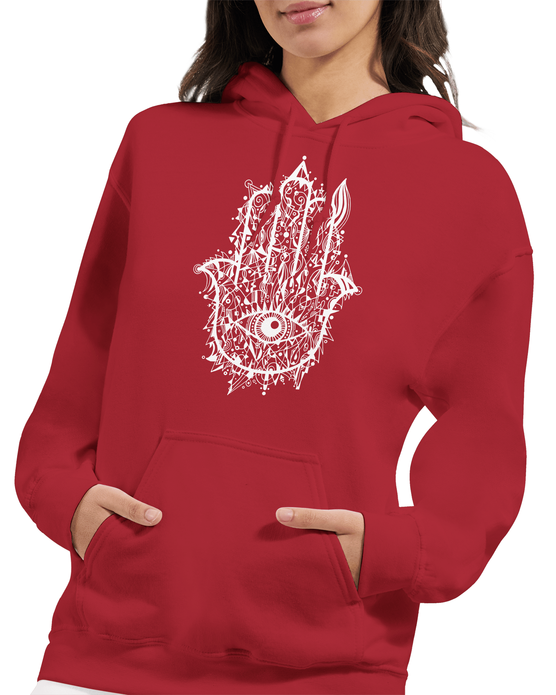 Hamsa Doodle - Classic Unisex Pullover Hoodie apparel