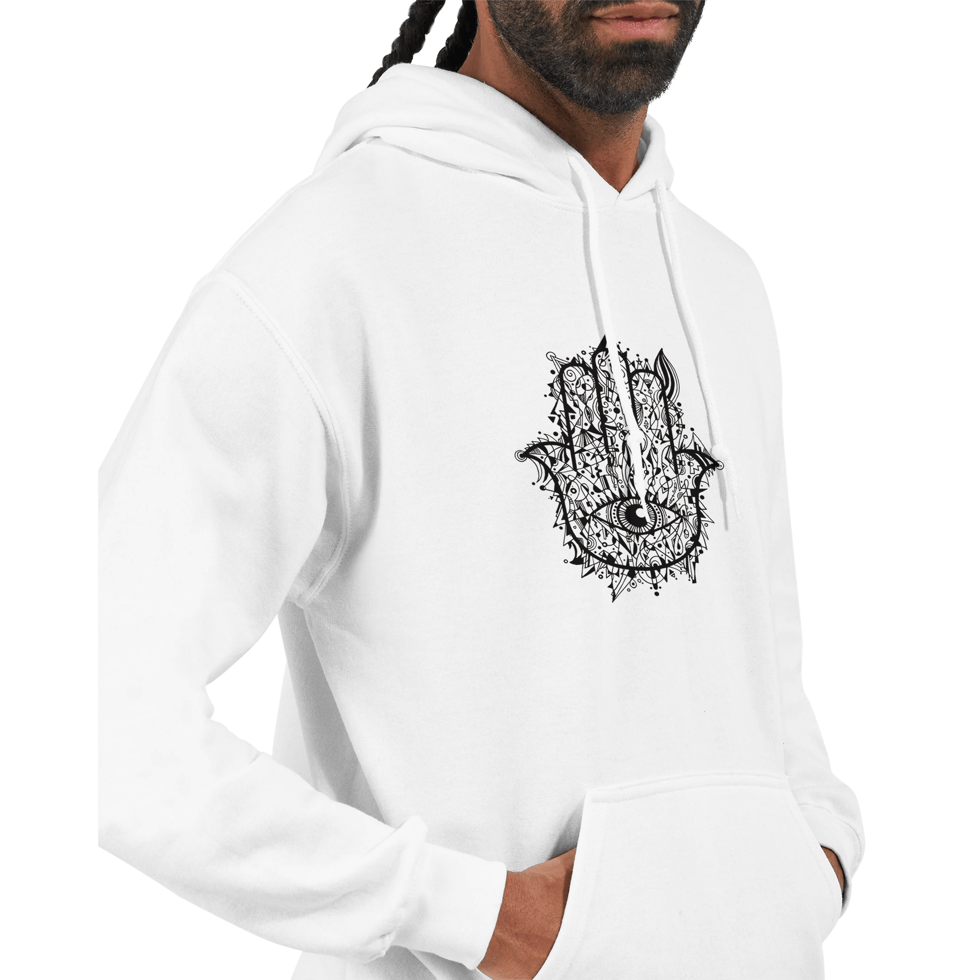 Hamsa Doodle - Classic Unisex Pullover Hoodie apparel